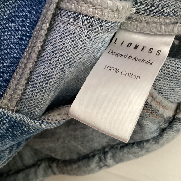 Lioness denim corset top small - Picture 3 of 4